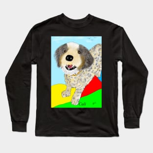 Dog named Cali Long Sleeve T-Shirt